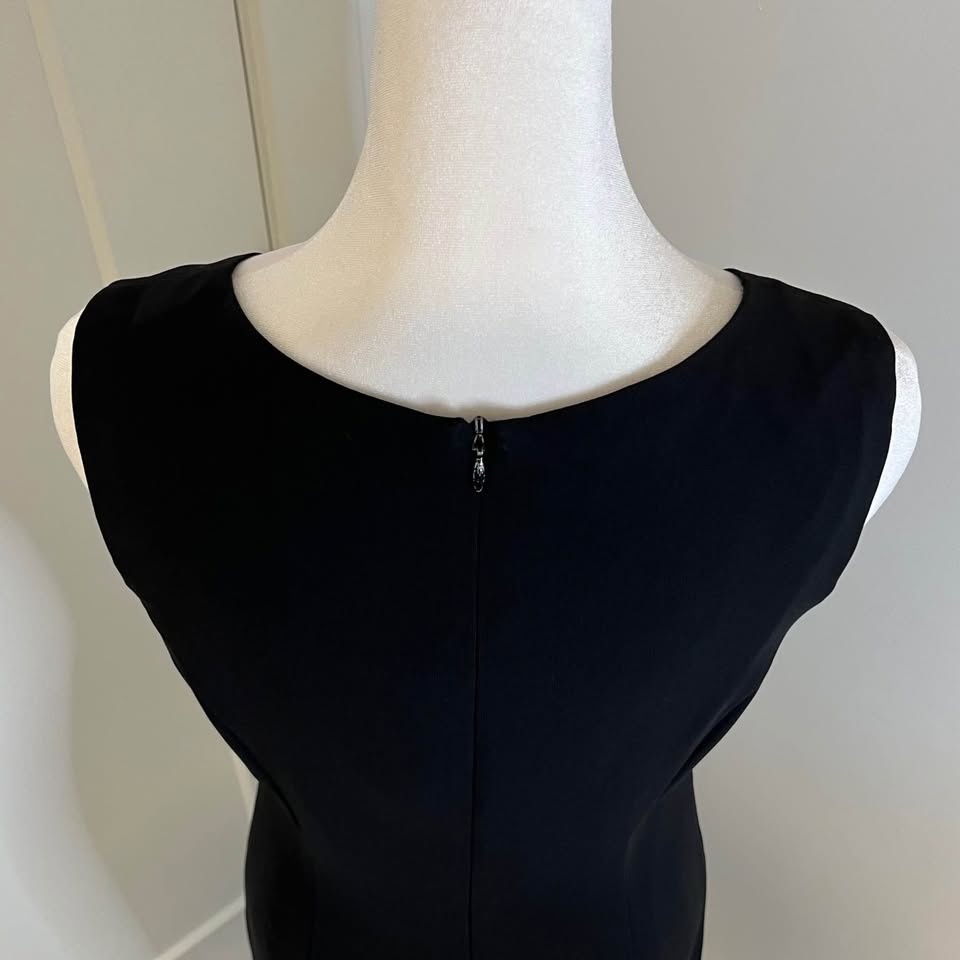 CLEO Petites Black Sleeveless Fitted Dress - Size 4 - photo 5