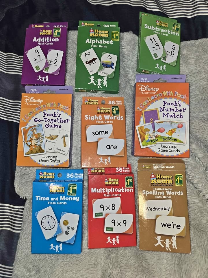 New & EUC FLASH CARDS for kids