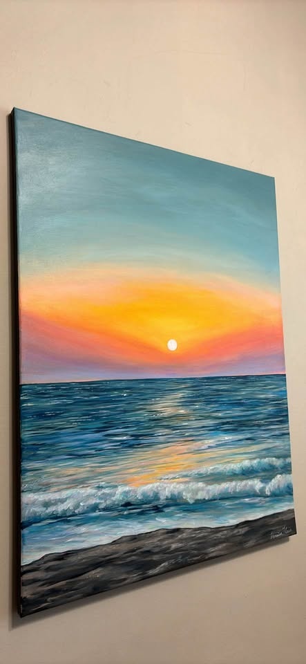 Sunset in Hawaii Painting 18"x24" - photo 2