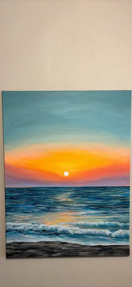 Sunset in Hawaii Painting 18"x24" - photo 3