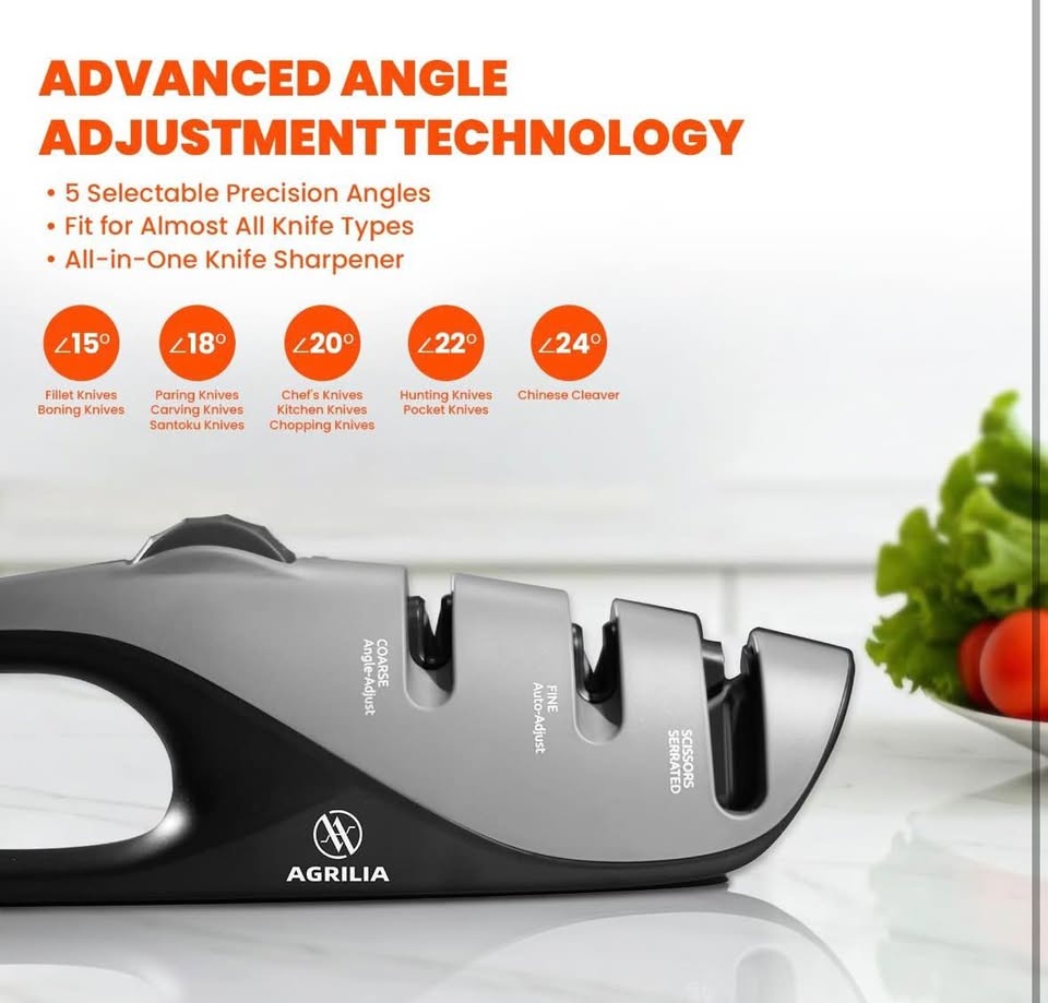 All-in-One Knife Sharpener Advanced Angle Adjustment - photo 2