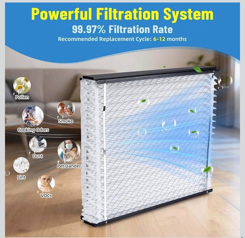 2 Pack 213 Replacement Air Filter, 20x25x4 - photo 3