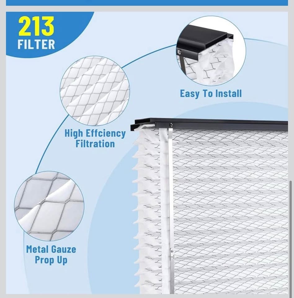 2 Pack 213 Replacement Air Filter, 20x25x4 - photo 4
