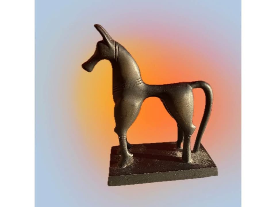 Franklin Mint Greek Geometric Horse