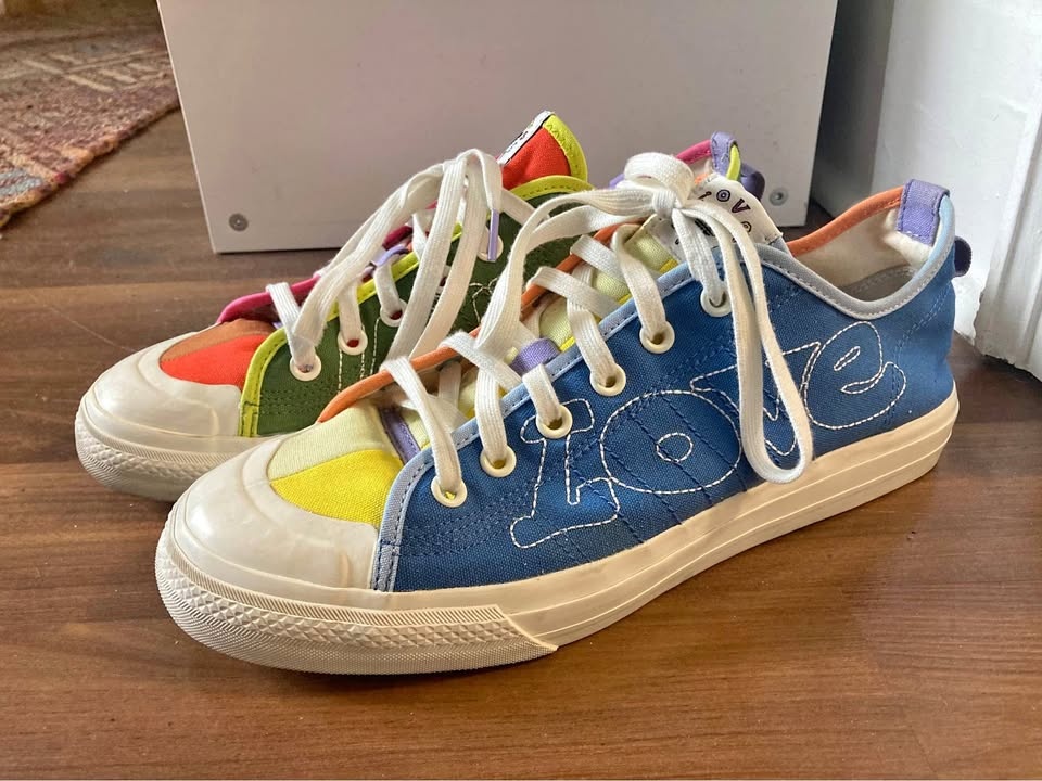 Adidas Originals Nizza Pride Love Unites Sneakers Mens Size 11.5