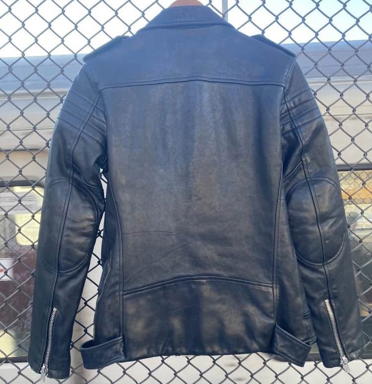 BLK DNM Black Leather Jacket MENS SMALL - photo 2