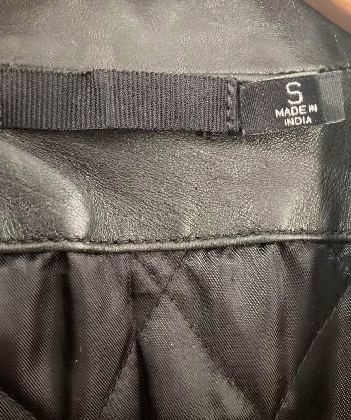BLK DNM Black Leather Jacket MENS SMALL - photo 3