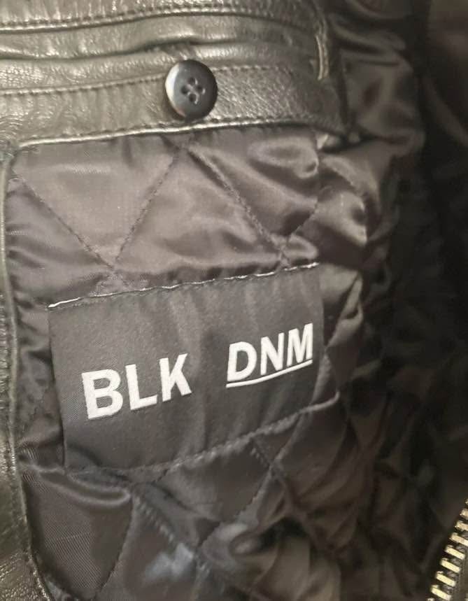 BLK DNM Black Leather Jacket MENS SMALL - photo 4