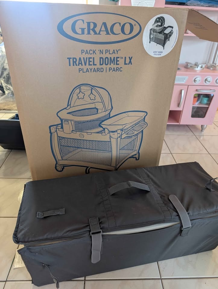 Graco Travel Pack & Play Dome LX Playpen Bassinet Changer - photo 2