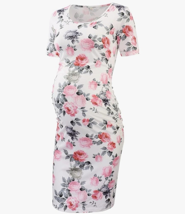 Floral maternity dress - photo 2