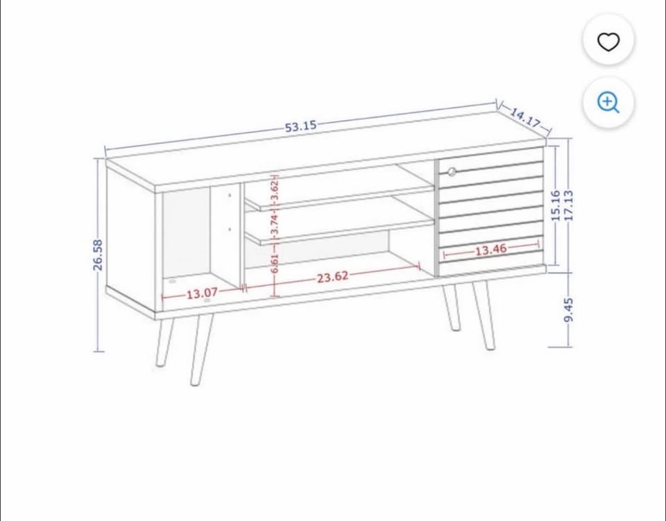 Manhattan Comfort Liberty Mid Century Modern TV Stand - photo 5