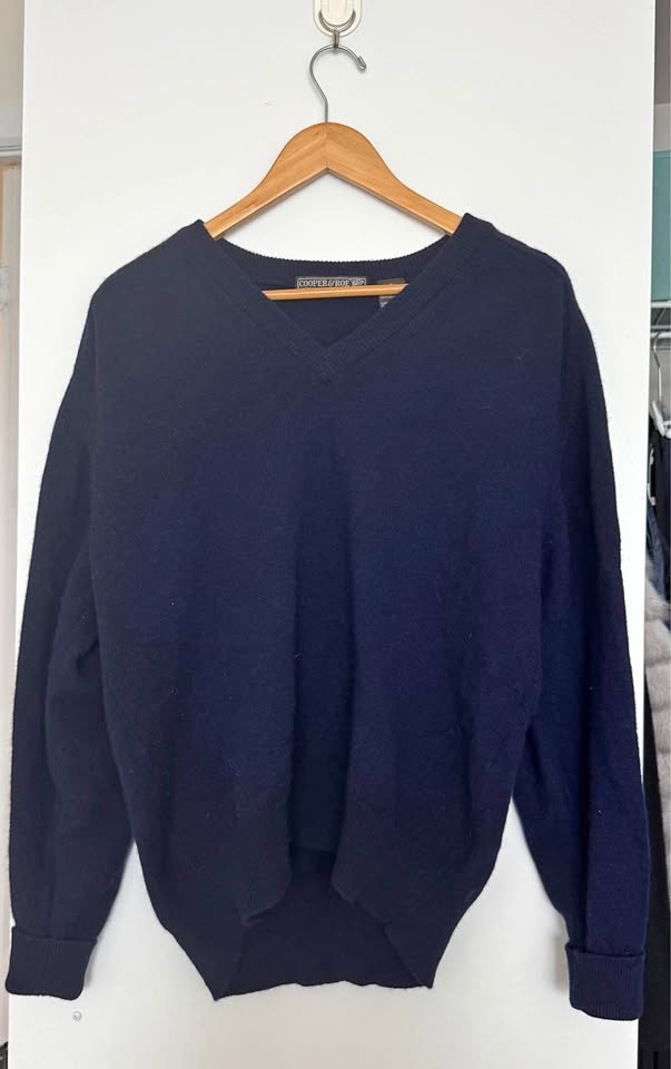 vintage pure lambswool sweater