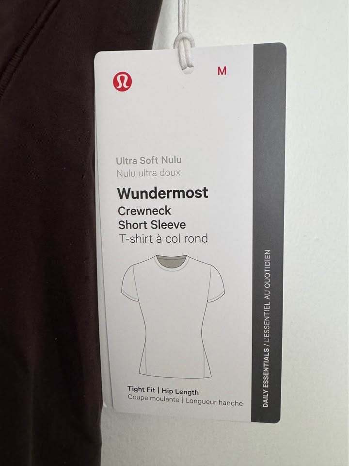 Lululemon Wundermost Hip Crew T-Shirt - Sequoia - Size M - photo 2