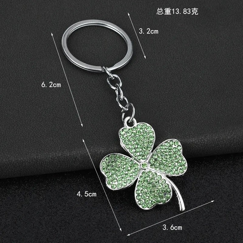 Green Clover Keychain – Lucky Charm Accessory - photo 2