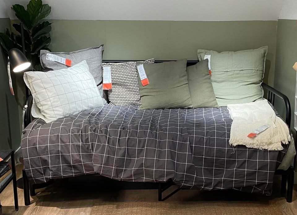 Ikea Foldable Bed Frame and Mattress Set - photo 2