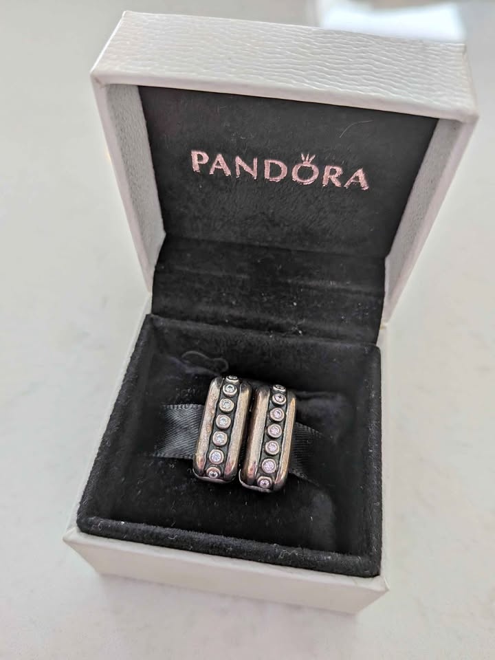 Pandora Double Crystal Clips