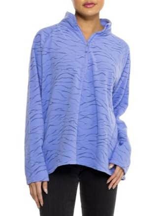 Eddie Bauer Quest Fleece 1/4-Zip Viola Women's L