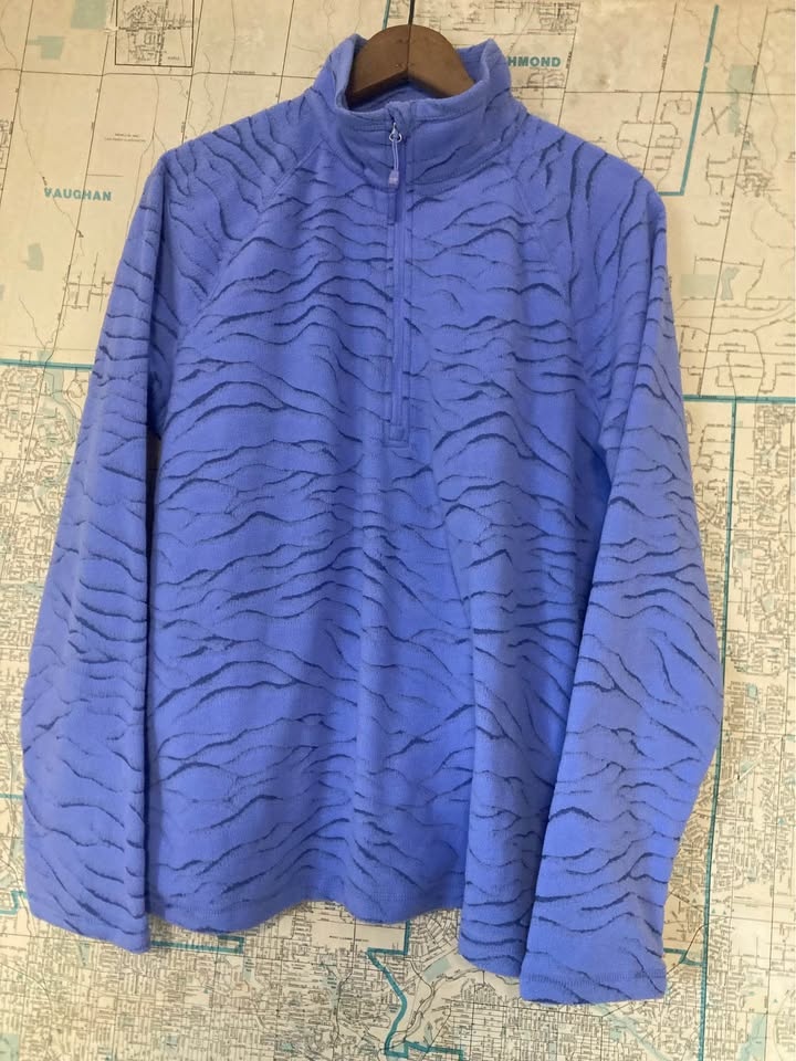 Eddie Bauer Quest Fleece 1/4-Zip Viola Women's L - photo 2
