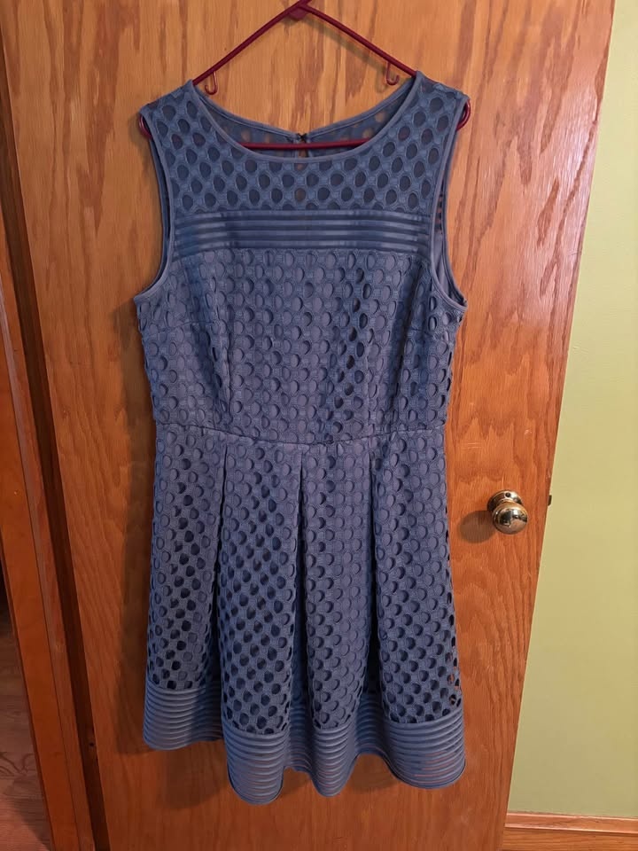 Used Blue Lane Bryant Crochet Mesh Dress size 14 - photo 2