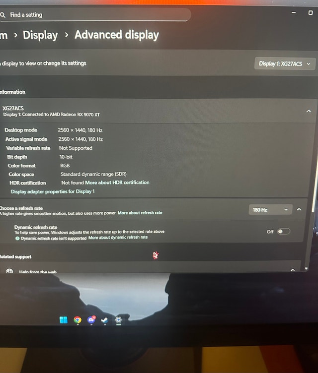 Asus ROG 27" Gaming Monitor - photo 3