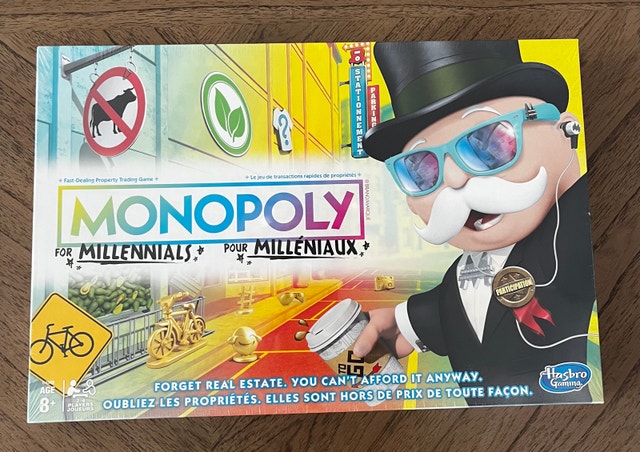 Hasbro Monopoly Millenials