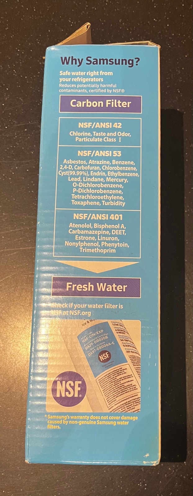 Samsung Refrigerator Water Filter DA29-00020B - New - photo 2