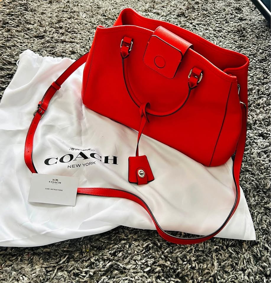 Coach Orange Margot Handbag