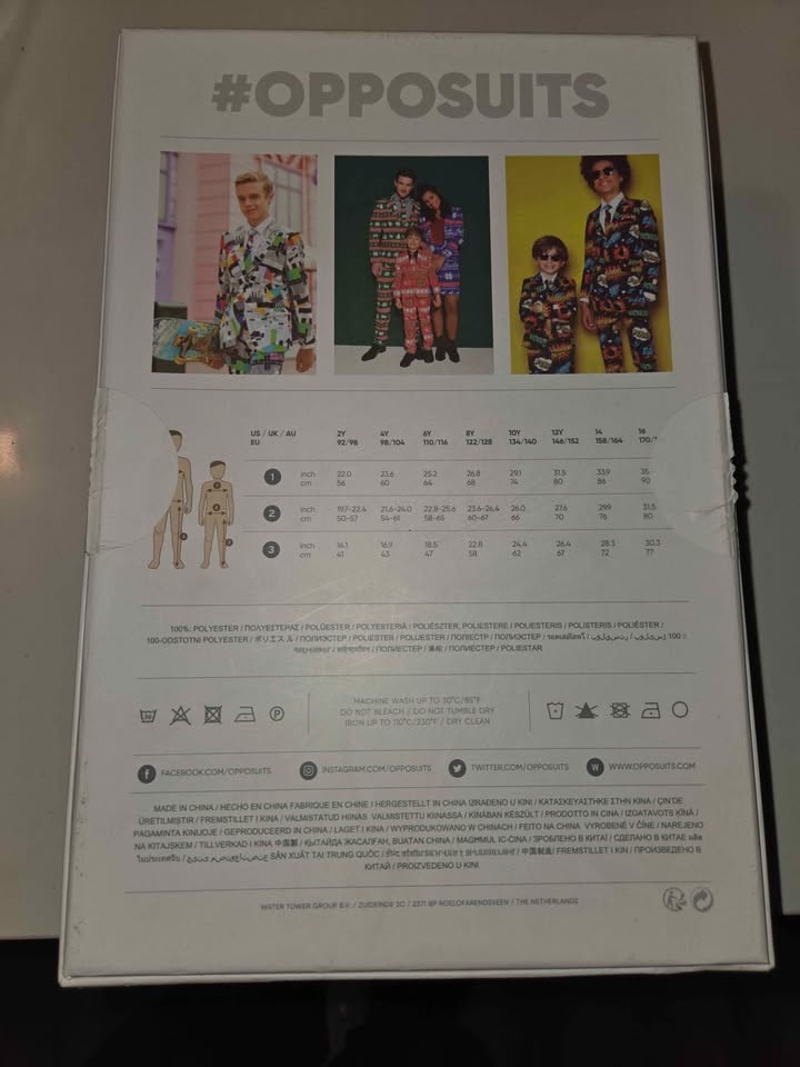OppoSuits Crazy Suit for Boys Groovy Grey 8Y - photo 2