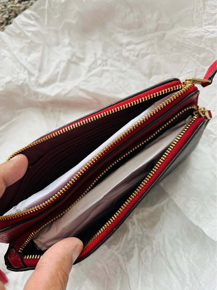 Coach Signature PVC Double Zip Wallet - photo 3