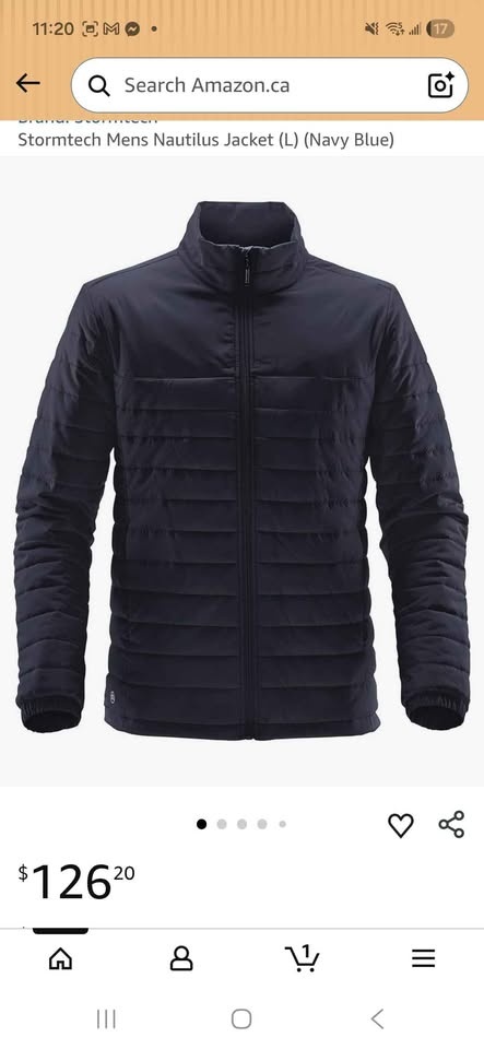 Stormtech Mens Nautilus Jacket (L) Navy Blue - photo 2