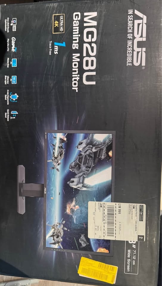 ASUS MG28UQ 28" 4K Gaming Monitor - 1ms, Adaptive Sync - photo 4