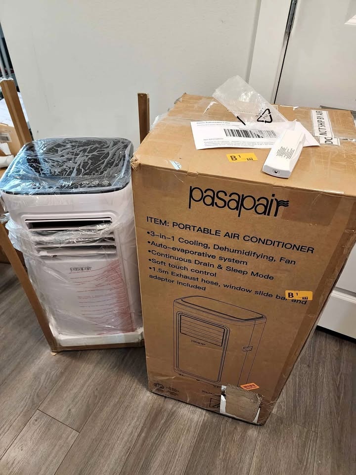 Passpair 3 in1 8000 BTU Portable Air Conditioner