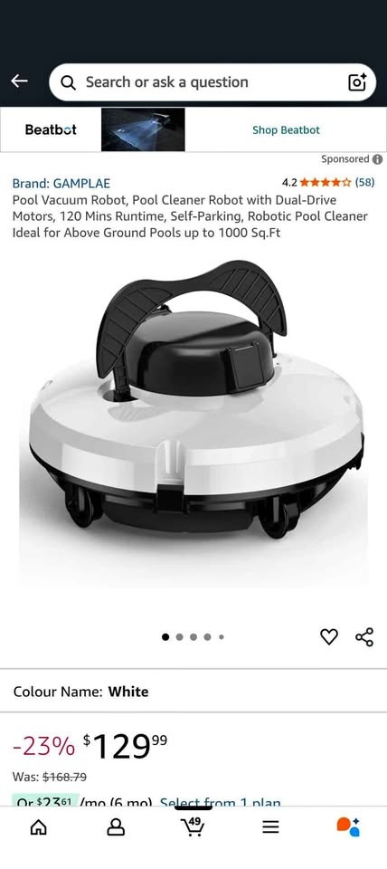 Pool Vacuum Robot, Pool Cleaner Robot