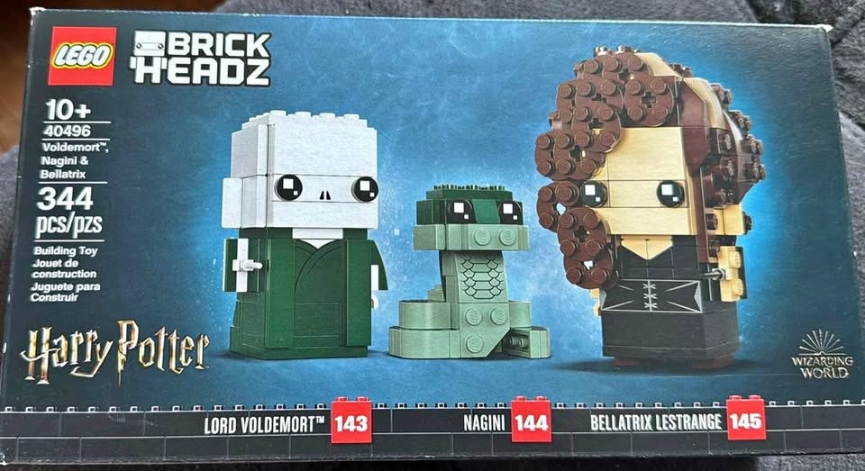 Lego Brickheadz Harry Potter 40496 Voldemort, Nagini & Bellatrix
