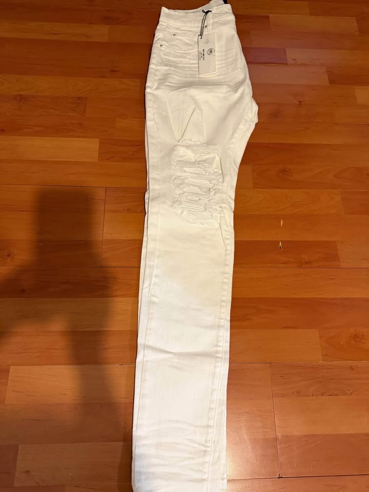 Get Me Fly White Denim Jeans, size 36 - photo 3