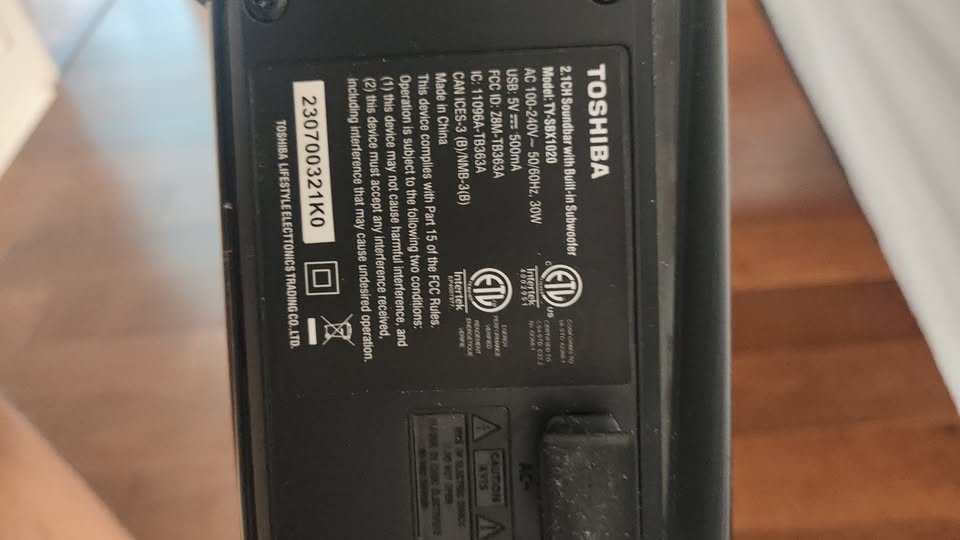 Toshiba 2.1 Soundbar (HDMI + Bluetooth) - photo 3