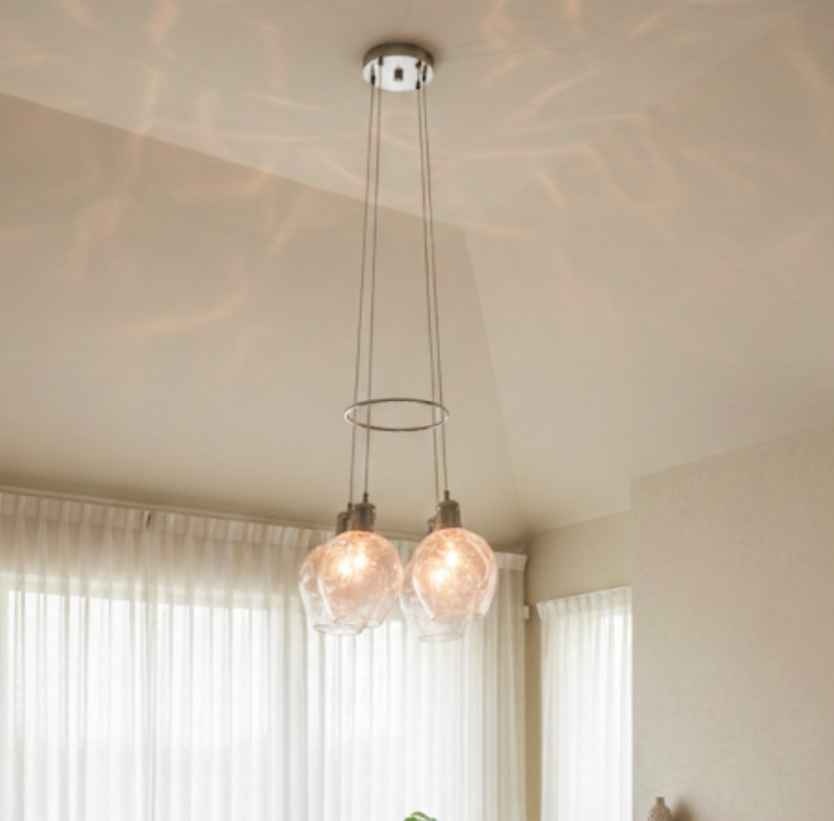 Brand New Luce Lumen 5-Light Glass Pendant Chandelier - photo 2