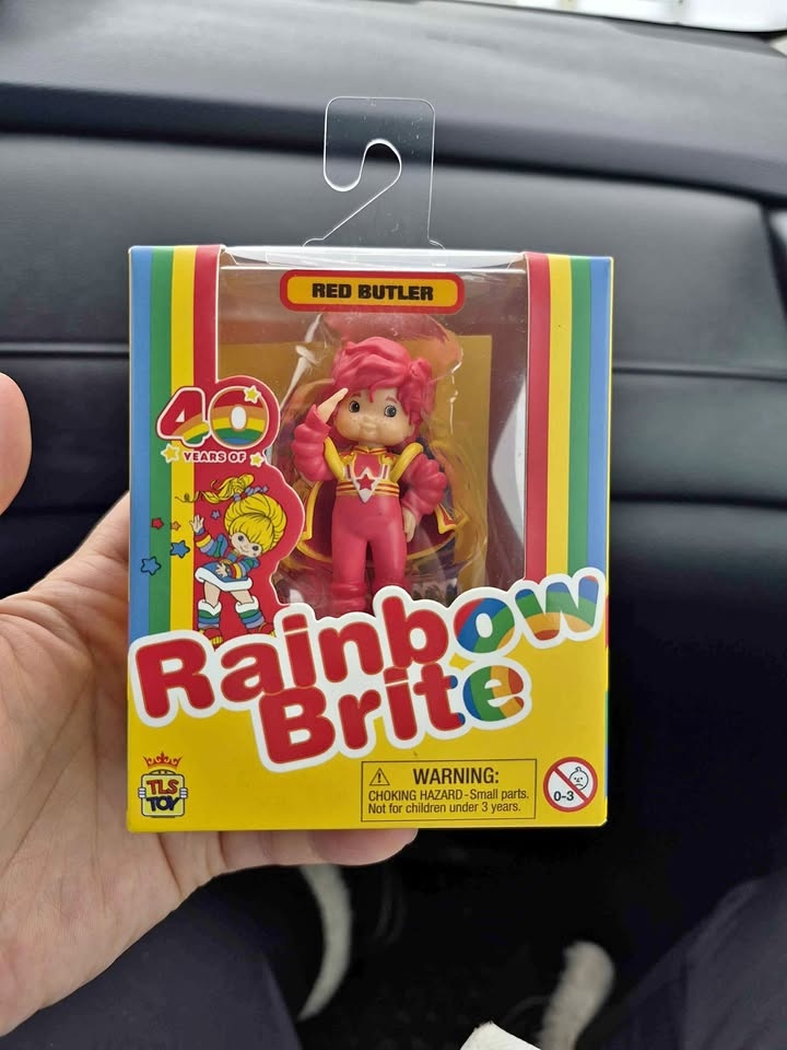 Brand New Rainbow Brite 3" Red Butler Cheebee Figure