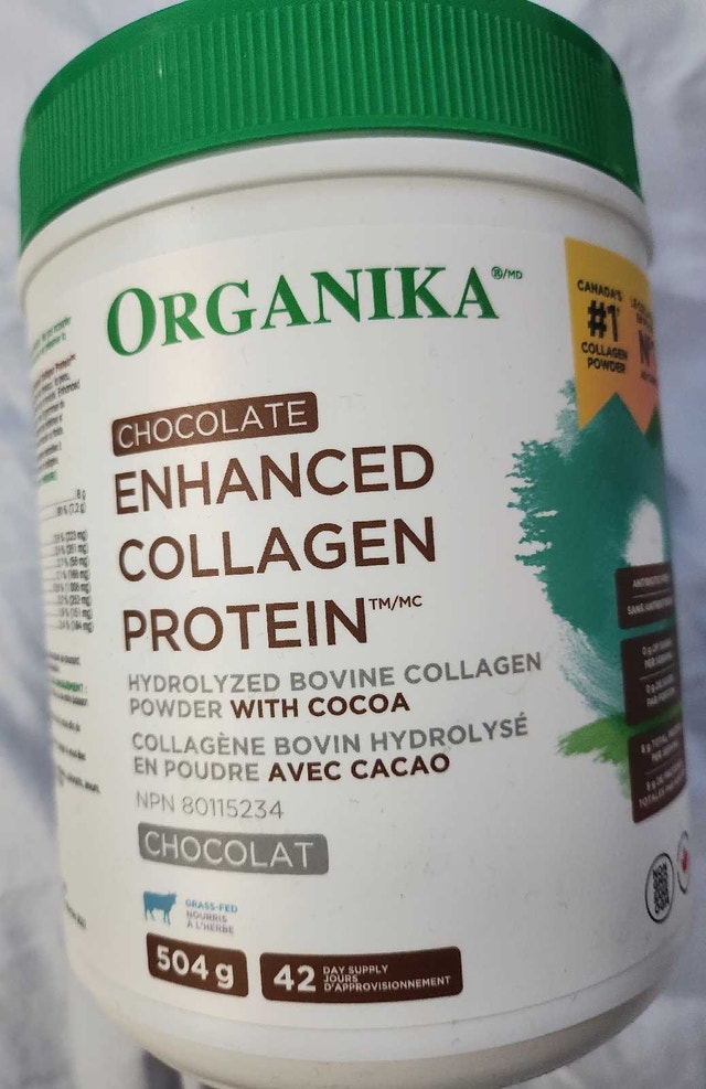 Organika Enhanced Collagen Protein Chocolate