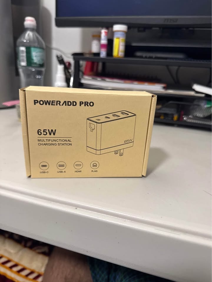 Poweradd Pro 65W Multifunctional Charging Station – $30