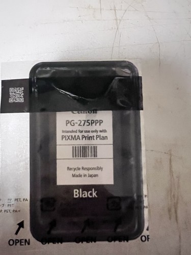 GENUINE Canon PG-275 Black Ink Cartridge SEALED NO BOX! NEW! - photo 4