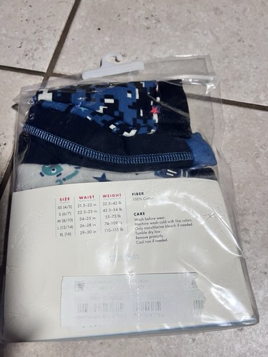 CAT & JACK - NEW - 6 PACK - BOY'S SIZE XS (4/5) - 100% COTTON BO - photo 3