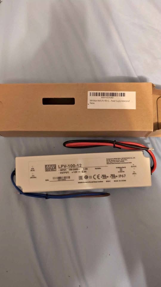 Mean Well LPV-100-12 Waterproof Power Supply