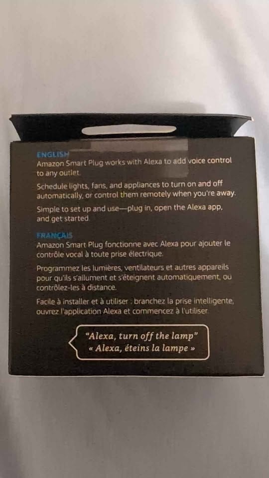 NEW Sealed | Amazon Smart Plug (Works with Alexa) - photo 2