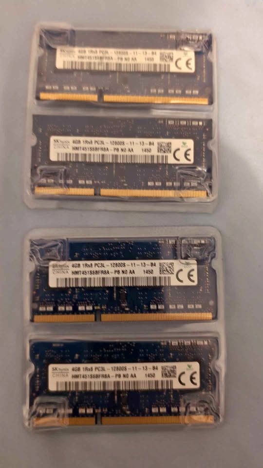 16GB RAM Kit (4x4GB) SK Hynix Laptop Memory