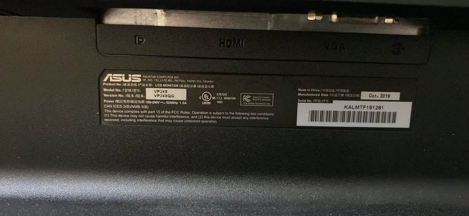 ASUS 24 inch VP248QG Monitor - photo 3