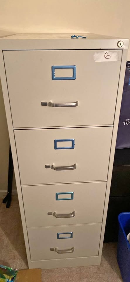 4 Drawer Metal Filing Cabinet