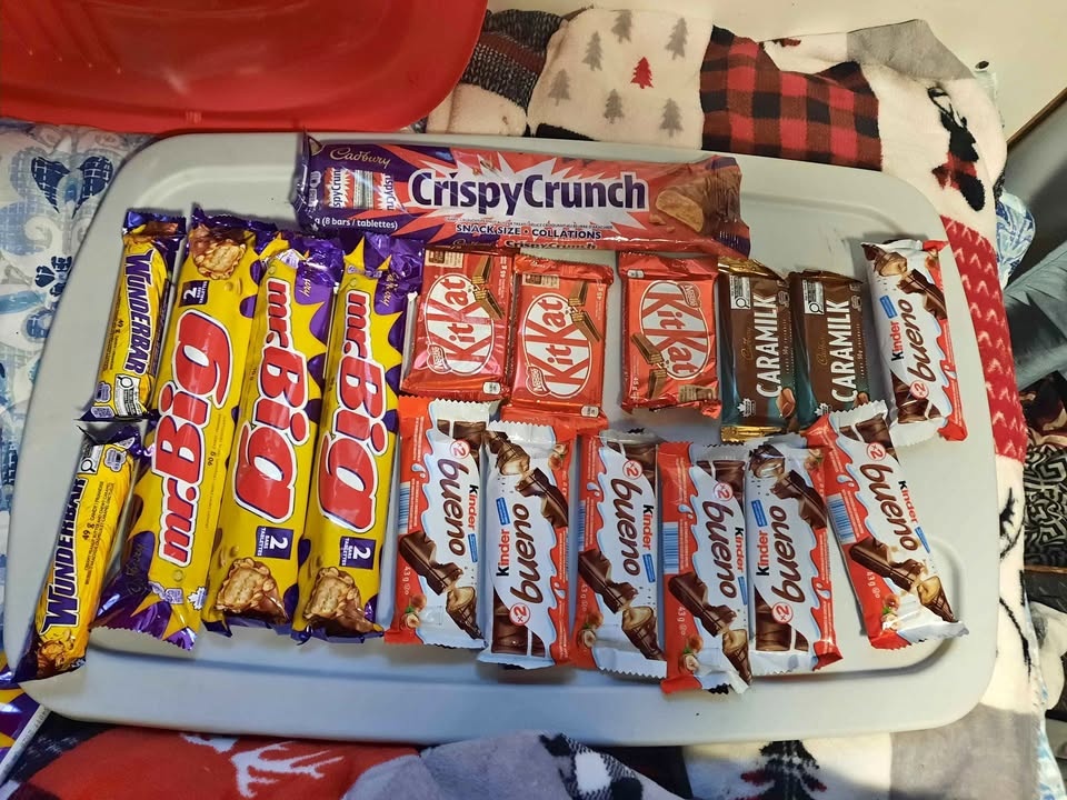 Overstocked chocolates