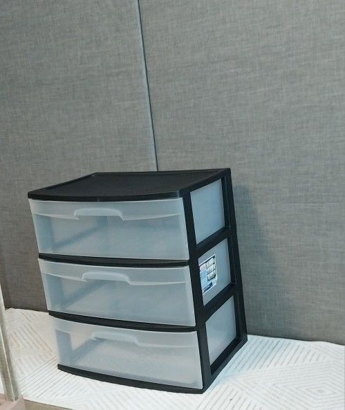 Sterilite Wide 3 Drawer Storage Solution $10 - photo 2