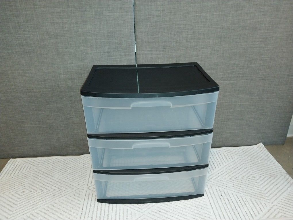 Sterilite Wide 3 Drawer Storage Solution $10 - photo 4